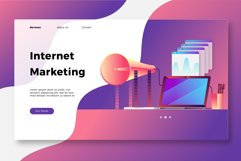 Internet Marketing - Banner &amp; Landing page Product Image 1