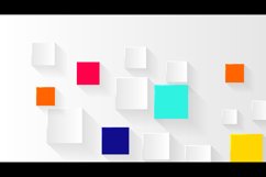 Overlapping square design vector background Product Image 3