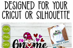 To Gnome Me Valentines Gnome - A Layered Cricut SVG Product Image 2