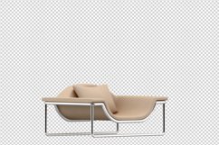 Isometric Arm Chair 3D isolated render Product Image 1