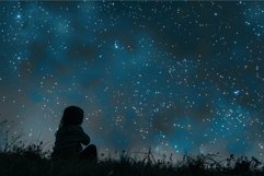 Stargazing solitude under the night sky Product Image 1