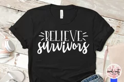 Believe Survivors - Women Empowerment EPS SVG DXF PNG Product Image 4