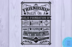 Friendship SVG Best Friends Svg Friendship Poster Friends Product Image 2