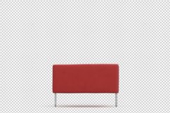 Isometric Arm Chair 3D isolated render Product Image 1