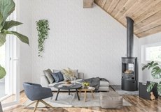 Wall mockup - Wallpaper mockup - Living room scene Product Image 4