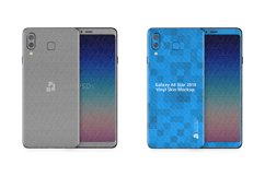Samsung Galaxy A8 Star Vinyl Skin Design Mockup 2018 Product Image 2