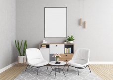 Interior mockup bundle - blank wall mock up Product Image 4