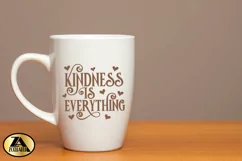 KIND SVG Positive Quote SVG PNG EPS DXF Inspirational SVG Product Image 3