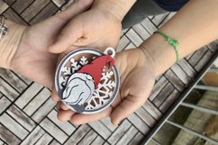 Christmas Gnome Ornament | Christmas 3D Layered Design Product Image 5