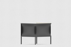 Isometric Arm Chair 3D isolated render Product Image 1