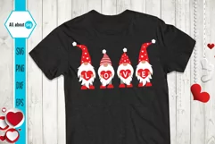 Gnomies Love Svg, Valentine's Gnomies Svg Product Image 2
