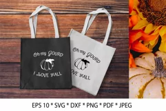 Oh My Gourd I love fall SVG. Pumpkin SVG. Funny quotes. Product Image 2
