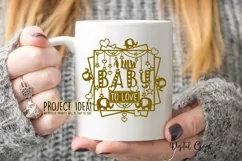 A new baby to love paper cut SVG / DXF / EPS files Product Image 3