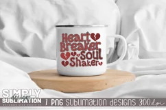 Heart Breaker Soul Shaker Sublimation Design| Png Product Image 3