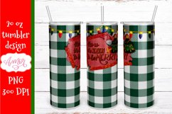 BUNDLE Christmas tumbler wrap for sublimation, 11 PNG Product Image 5