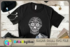 Sugar Skull Svg, Skull Svg, Halloween Svg, Skull Cut File Product Image 3