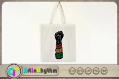 Black History Month SVG, Juneteenth SVG, Africa Fist Hand Product Image 3