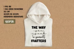 Mental Health Quotes Typography T-Shirt Sublimation 03 Product Image 2