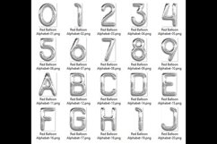 41 Silver Balloon Alphabet Number Symbol PNG Clip arts Product Image 10