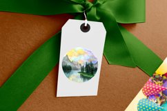 Watercolor Clipart Geometric Camping Travel. EPS,AI,JPG,PNG Product Image 4