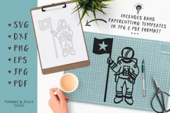 Astronaut - SVG DXF PNG EPS JPG PDF Cutting File Product Image 3