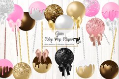 Glam Cake Pops Clipart Product Image 1