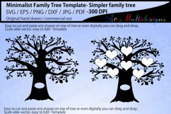 Minimalist family tree template / simpler family tree Product Image 6