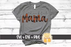 Thankful Mama - Buffalo Plaid Thanksgiving SVG PNG DXF Product Image 1
