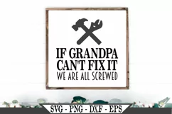 If Grandpa Can't Fix It We Are All Screwed SVG Product Image 1