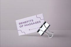 Massage Business Card Product Image 3