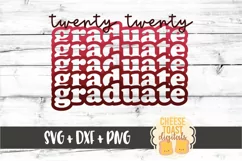 Twenty Twenty Graduate - 2020 Graduation SVG PNG DXF Files Product Image 2
