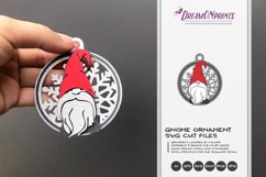 Christmas Gnome Ornament | Christmas 3D Layered Design Product Image 2