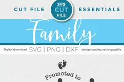 Mimi svg - a promoted to mimi grandma svg for crafters Product Image 5
