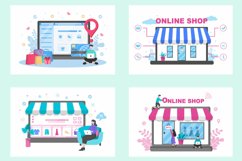 12 Online Shopping Flat Design Product Image 3