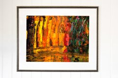 Set of 14 images. Abstract art background. Acrylic painting Product Image 2