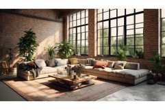 cozy loft interior room Product Image 1