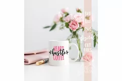 Heart Hustle Coffee- SVG DXF PNG Clipart - Coffee Cut File Product Image 3