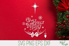 O Holy Night SVG | Christmas SVG Quote Product Image 1