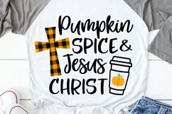 Pumpkin Spice & Jesus Christ Svg, Fall Svg, Pumpkin Patch Product Image 2