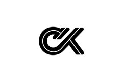 letter CK monogram Logo Design Vector Product Image 1