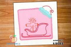 Sleigh Made For The Christmas Applique Pattern Product Image 1