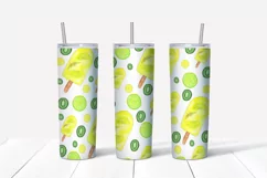 Ice cream tumbler,20 oz skinny tumbler sublimation png Product Image 3