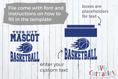 Basketball SVG | Basketball Template 0010 | Shirt Design Product Image 6