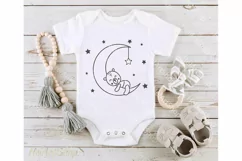 Teddy Bear SVG, Cute Bear SVG, Baby Bear SVG Product Image 2
