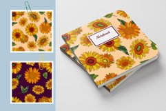 Sunflowers Digital Papers Product Image 4