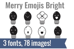 Merry Emojis Dingbats Product Image 3