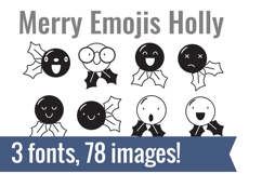 Merry Emojis Dingbats Product Image 4