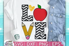 School Love SVG DXF PNG EPS Cutting Files Product Image 1