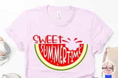 Sweet summertime - Summer SVG EPS DXF PNG Cut File Product Image 3