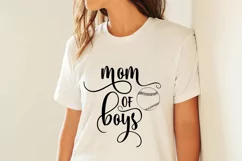 Mom of boys SVG PNG EPS DXF Product Image 3